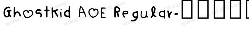 GhostKid AOE Regular字体转换